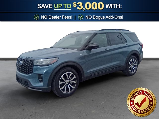 Vapor Blue Metallic 2026 Ford Explorer SUV / Crossover Rear-Wheel Drive Automatic