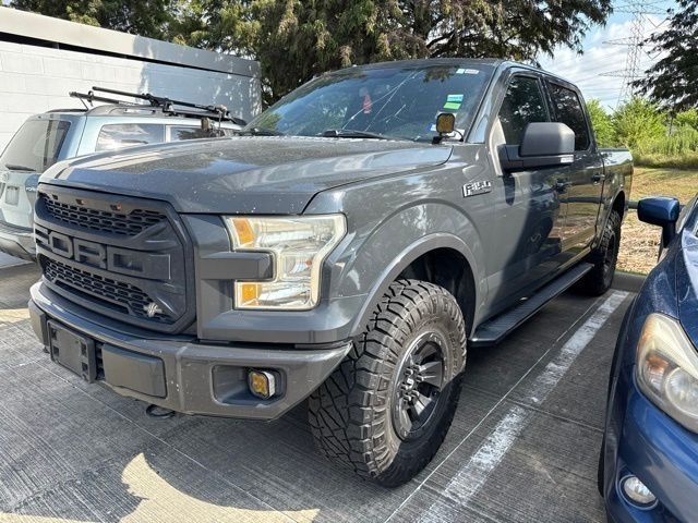 Gray 2016 Ford F-150 Pickup Truck Four-Wheel Drive 6-Speed Automatic