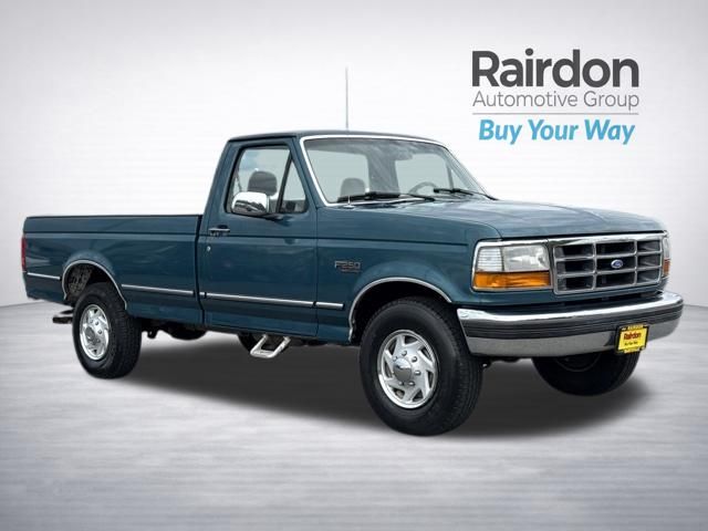 Green 1995 Ford F-250 Pickup Truck Rear-Wheel Drive Automatic