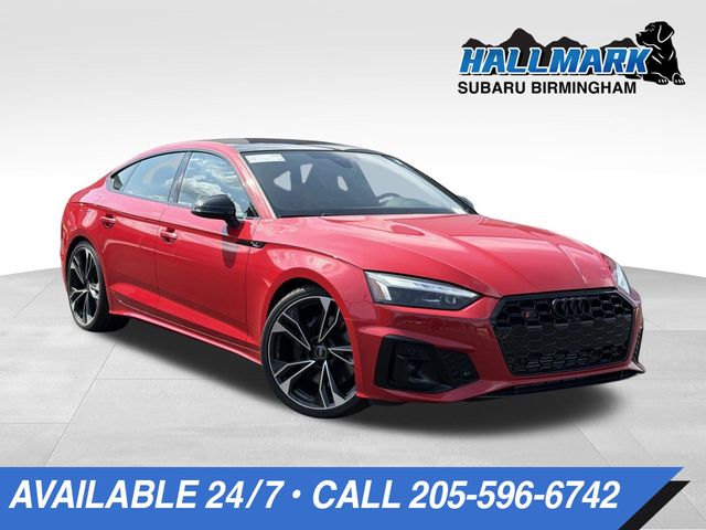 Red Metallic 2025 Audi S5 Sportback Sedan All-Wheel Drive 8-Speed Automatic