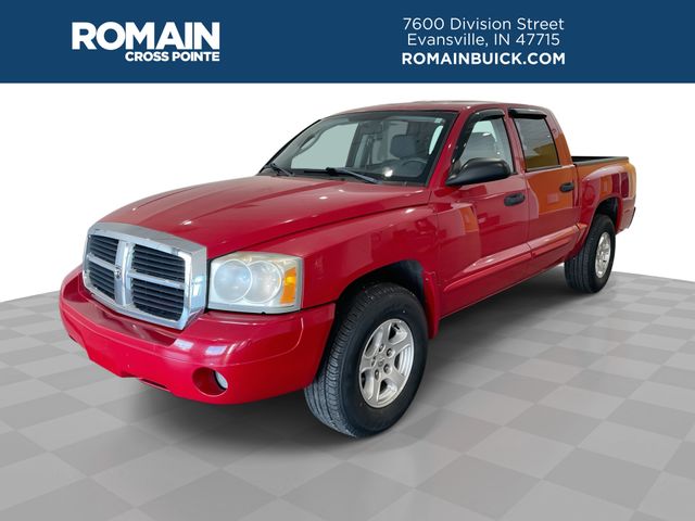 Red 2005 Dodge Dakota Pickup Truck Four-Wheel Drive 5-Speed Automatic