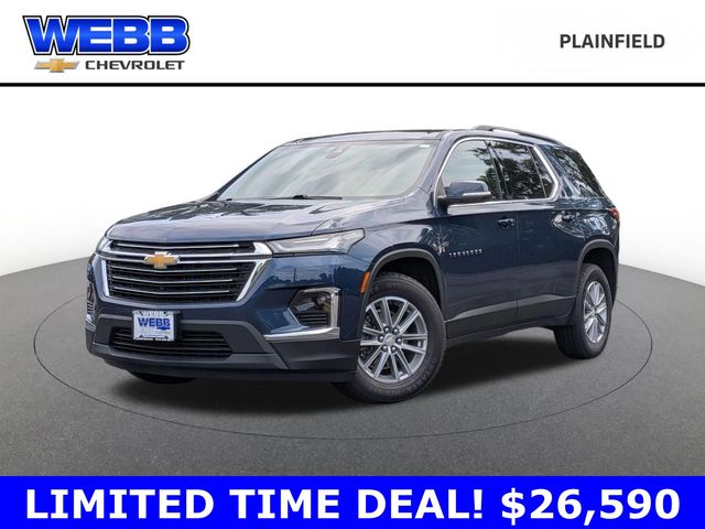 Northsky Blue Metallic 2022 Chevrolet Traverse SUV / Crossover Four-Wheel Drive 9-Speed Automatic