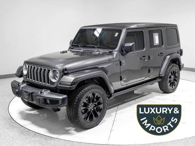 Gray (Granite Crystal Metallic Clearcoat) 2025 Jeep Wrangler Sahara 4-Door 4WD SUV / Crossover Four-Wheel Drive 8-Speed Automatic