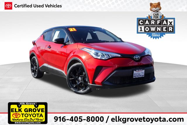 used 2021 Toyota C-HR car, priced at $18,000