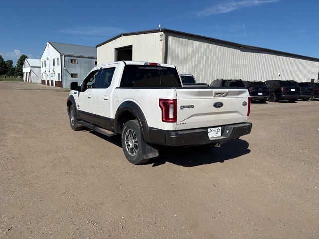2015 White Ford F-150 King Ranch 4X4 Truck