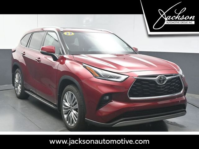Red (Ruby Flare Pearl) 2022 Toyota Highlander Platinum AWD SUV / Crossover All-Wheel Drive 8-Speed Automatic
