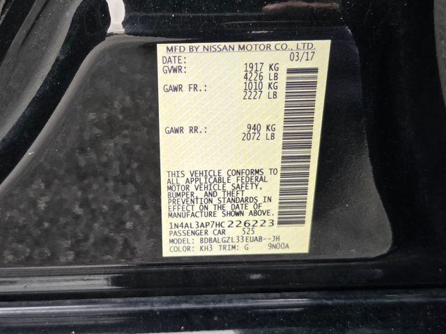 Used 2017 Nissan Altima Sedan