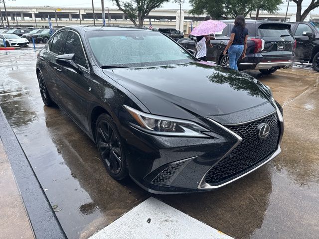 Black (Obsidian) 2024 Lexus ES 350 F Sport Handling FWD Sedan Front-Wheel Drive 8-Speed Automatic