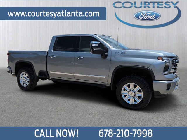 Sterling Gray Metallic 2024 Chevrolet Silverado 2500HD Pickup Truck Four-Wheel Drive Automatic