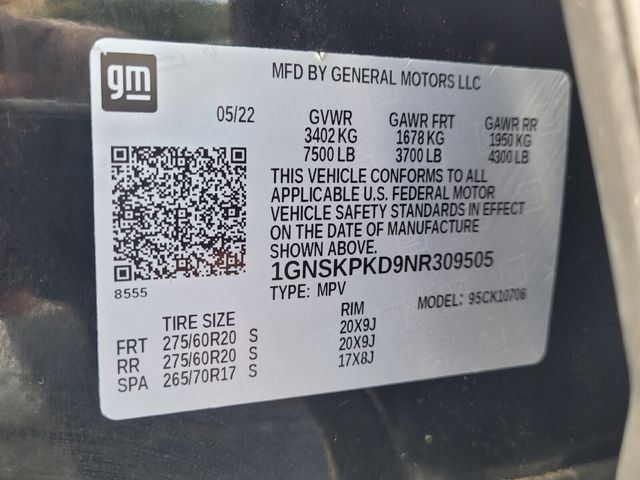 2022 Chevrolet Tahoe 4WD Z71