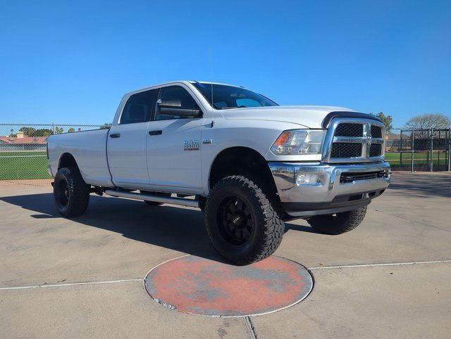 Bright White Clearcoat 2015 RAM 3500 SLT Crew Cab LB 4WD Pickup Truck Four-Wheel Drive 6-Speed Automatic