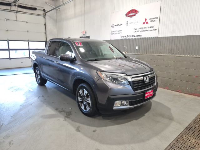 Gray 2017 Honda Ridgeline Pickup Truck All-Wheel Drive 6-Speed Automatic