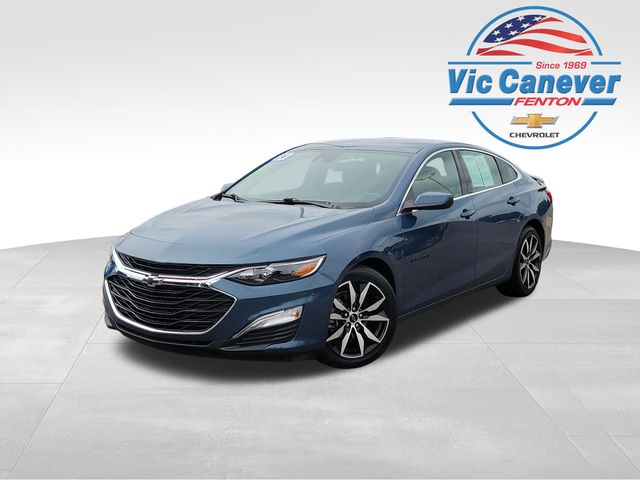 Lakeshore Blue Metallic 2024 Chevrolet Malibu Sedan Front-Wheel Drive Continuously Variable Transmission