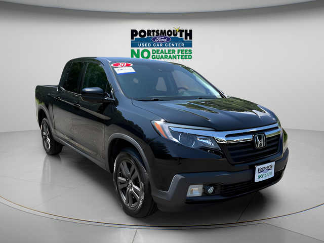 Black 2020 Honda Ridgeline Pickup Truck All-Wheel Drive 9-Speed Automatic