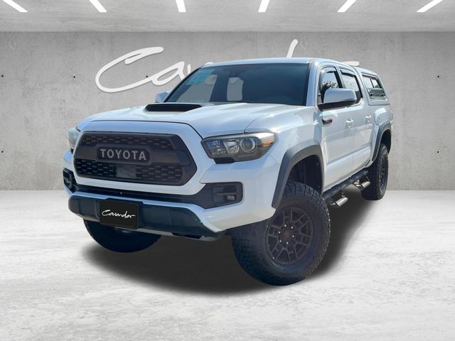 Super White 2018 Toyota Tacoma Pickup Truck Four-Wheel Drive 6-Speed Automatic