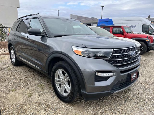 Gray Metallic 2021 Ford Explorer XLT RWD SUV / Crossover Rear-Wheel Drive Automatic