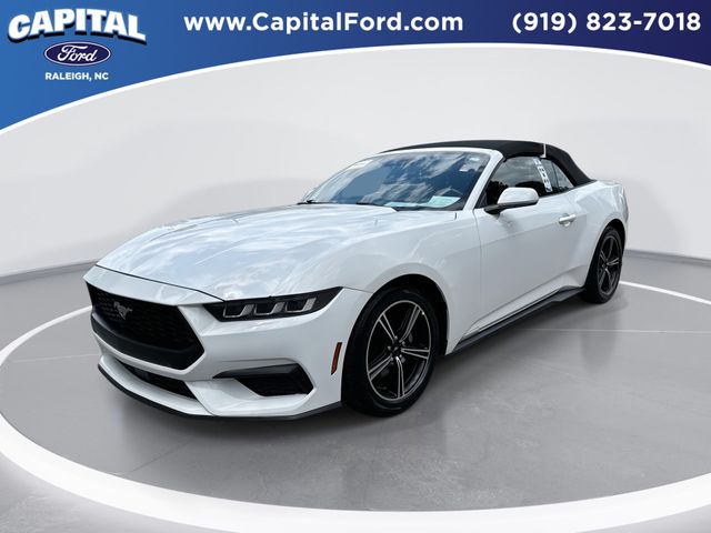 Oxford White 2024 Ford Mustang EcoBoost Premium Convertible RWD Convertible Rear-Wheel Drive Automatic