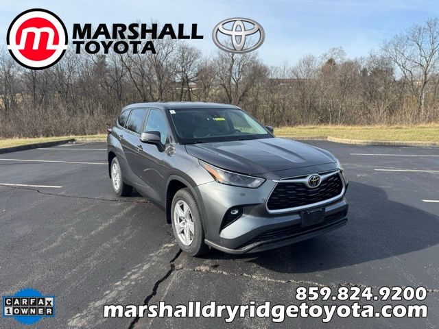 Magnetic Gray Metallic 2024 Toyota Highlander LE AWD SUV / Crossover All-Wheel Drive 8-Speed Automatic