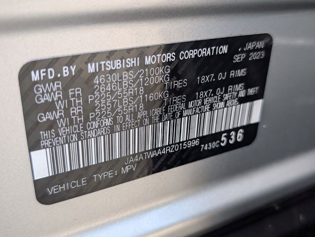 2024 Mitsubishi Eclipse Cross SE Silver at DeMontrond Gulf Freeway
