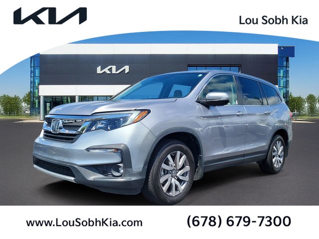 Platinum White Pearl 2021 Honda Pilot SUV / Crossover Front-Wheel Drive 9-Speed Automatic