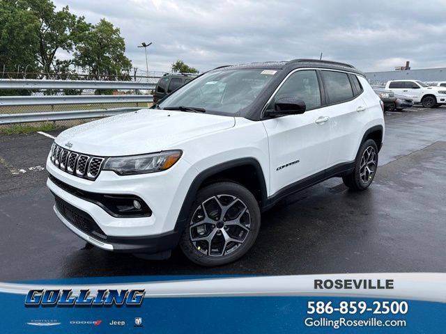 Bright White Clearcoat 2026 Jeep Compass SUV / Crossover Four-Wheel Drive 8-Speed Automatic