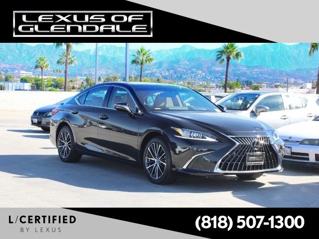 Black (Caviar) 2025 Lexus ES Hybrid Sedan Front-Wheel Drive Continuously Variable Transmission