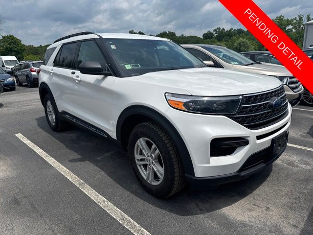 Oxford White 2023 Ford Explorer SUV / Crossover All-Wheel Drive Automatic