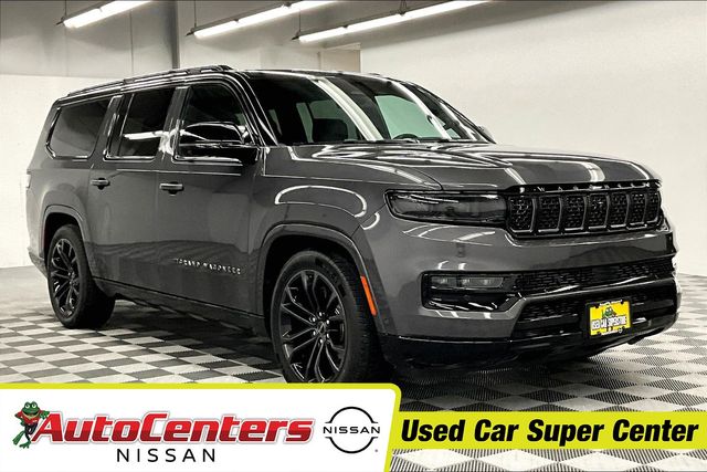 Baltic Gray Metallic Clearcoat 2024 Jeep Grand Wagoneer L Obsidian 4WD SUV / Crossover Four-Wheel Drive 8-Speed Automatic