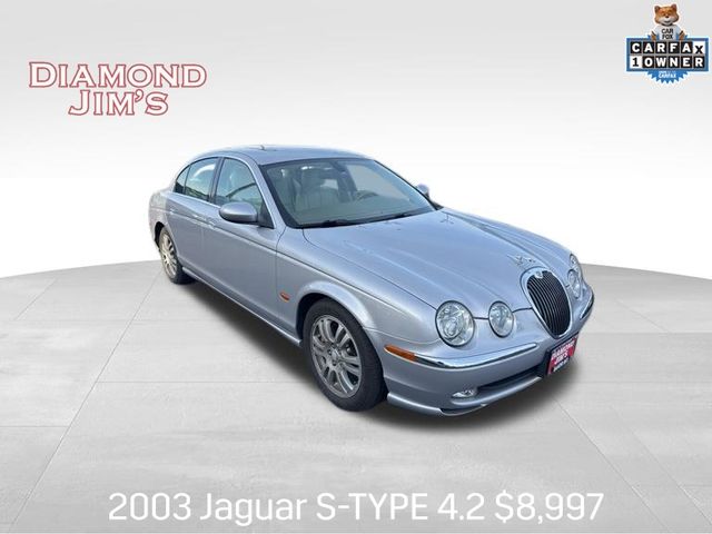 Gray 2003 Jaguar S-TYPE 4.2L V8 RWD Sedan Rear-Wheel Drive 6-Speed Automatic
