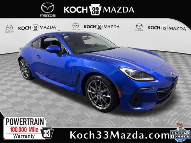 WR Blue Pearl 2022 Subaru BRZ Premium RWD Coupe Rear-Wheel Drive 6-Speed Manual