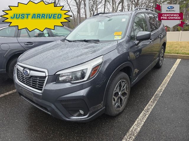 Magnetite Gray Metallic 2021 Subaru Forester Premium Crossover AWD SUV / Crossover All-Wheel Drive Continuously Variable Transmission