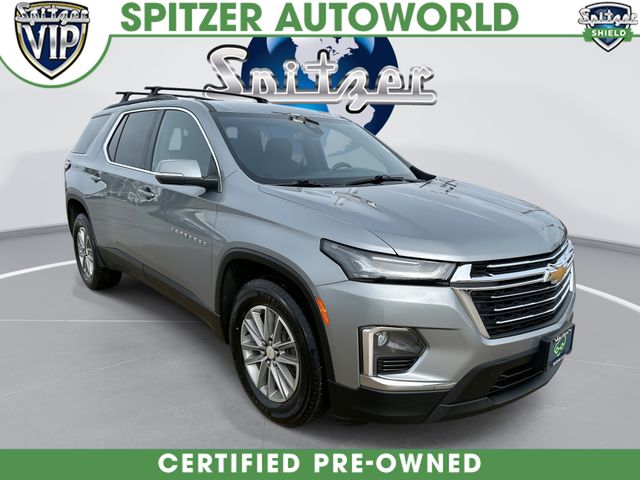 Sterling Gray Metallic 2023 Chevrolet Traverse LT Cloth AWD SUV / Crossover Four-Wheel Drive 9-Speed Automatic