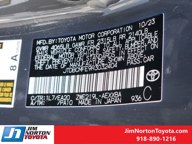 Used 2024 Toyota Corolla Hybrid Sedan