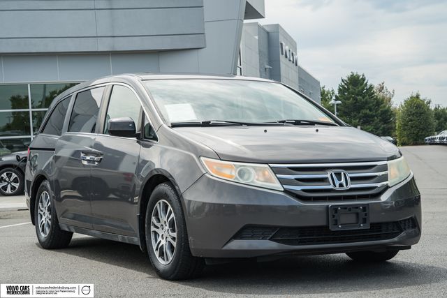 Gray 2013 Honda Odyssey EX-L FWD Minivan Front-Wheel Drive 5-Speed Automatic