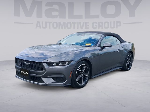 Gray Metallic 2024 Ford Mustang EcoBoost Premium Convertible RWD Convertible Rear-Wheel Drive Automatic