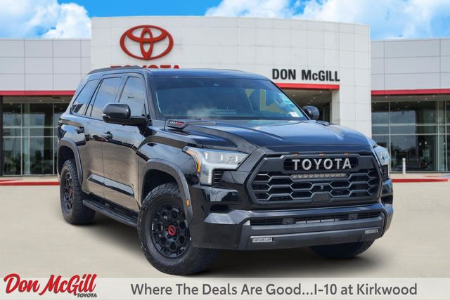 2023 Toyota Sequoia TRD Pro Black at Bayway Cadillac of The Woodlands