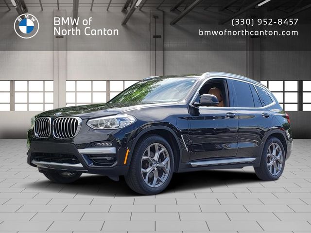 Black Sapphire Metallic 2021 BMW X3 xDrive30e AWD SUV / Crossover All-Wheel Drive 8-Speed Automatic