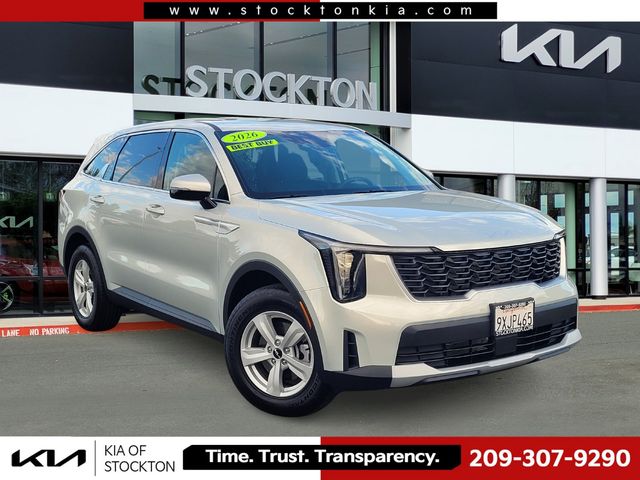 White (Ivory Silver) 2026 Kia Sorento SUV / Crossover Front-Wheel Drive 8-Speed Automatic