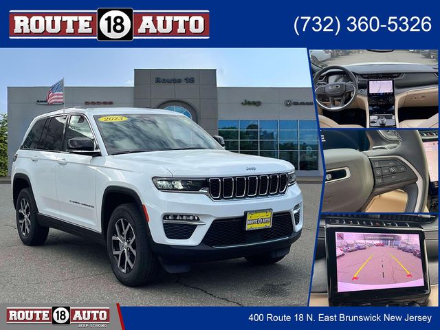 Bright White Clearcoat 2023 Jeep Grand Cherokee Limited 4WD SUV / Crossover Four-Wheel Drive 8-Speed Automatic