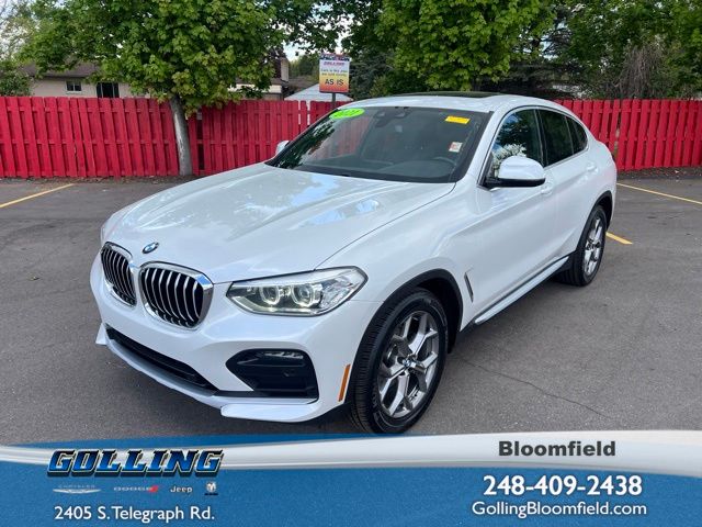 Mineral White Metallic 2021 BMW X4 xDrive30i AWD SUV / Crossover All-Wheel Drive 8-Speed Automatic