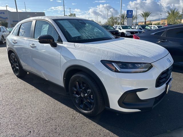 Platinum White Pearl 2024 Honda HR-V Sport FWD SUV / Crossover Front-Wheel Drive Continuously Variable Transmission