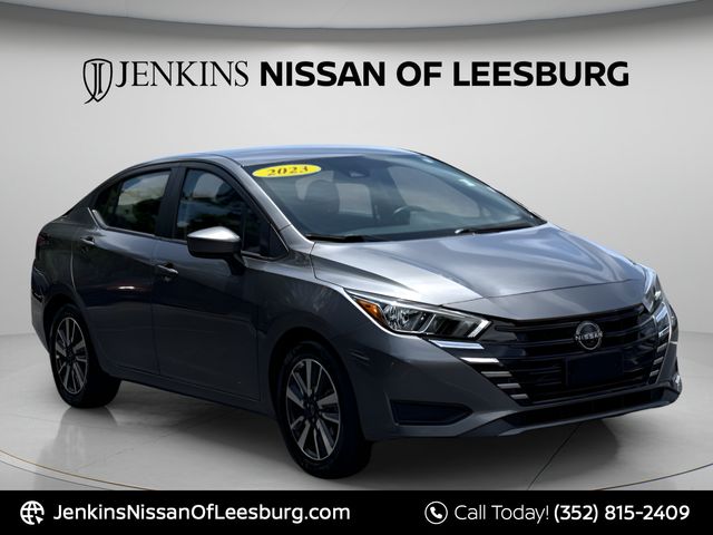 Gray (Gun Metallic) 2023 Nissan Versa Sedan Front-Wheel Drive Continuously Variable Transmission