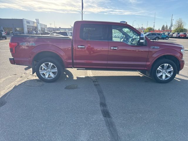2018 Ruby Red Ford F-150 Platinum 4X4 Truck