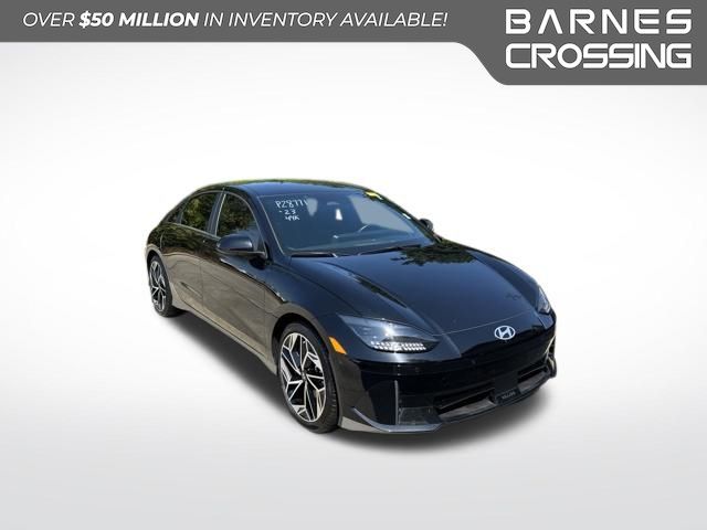 Onyx Black 2023 Hyundai Ioniq 6 Sedan Rear-Wheel Drive 1-Speed Automatic