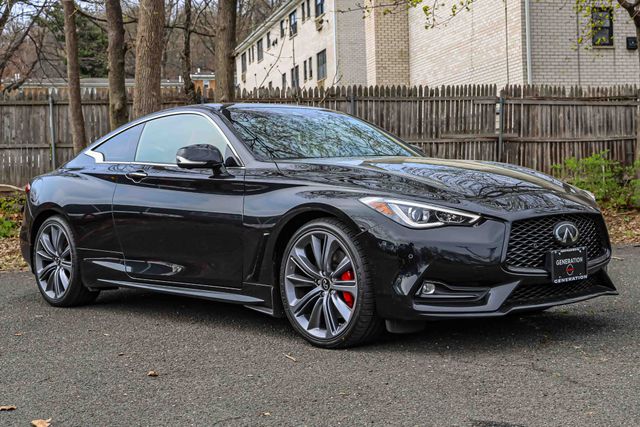 Midnight Black 2022 INFINITI Q60 Red Sport 400 AWD Coupe All-Wheel Drive 7-Speed Automatic