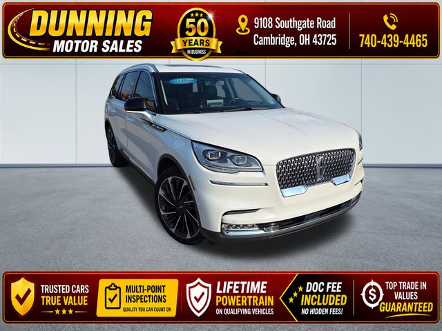 White Metallic 2020 Lincoln Aviator SUV / Crossover All-Wheel Drive Automatic