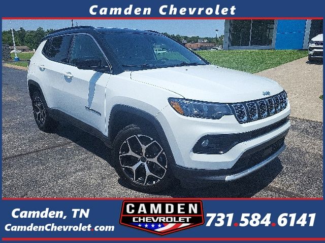 Bright White Clearcoat 2025 Jeep Compass SUV / Crossover Four-Wheel Drive 8-Speed Automatic