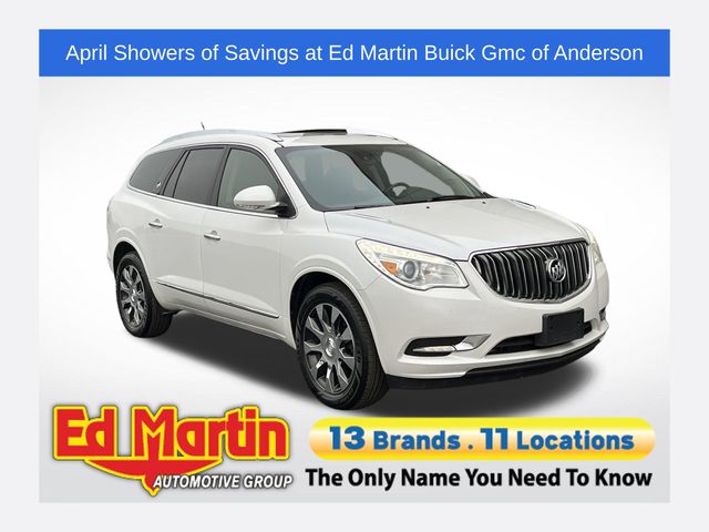 White Frost Tricoat 2017 Buick Enclave Leather FWD SUV / Crossover Front-Wheel Drive 6-Speed Automatic Overdrive