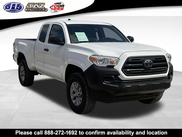 Super White 2019 Toyota Tacoma SR5 I4 Access Cab RWD Pickup Truck 4X2 6-Speed Automatic