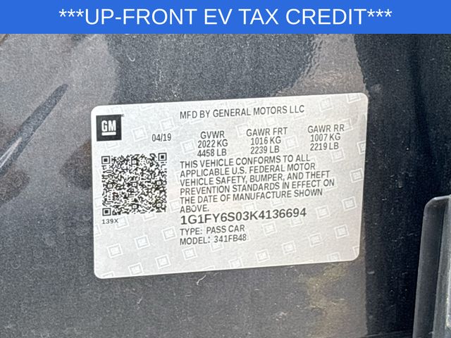 Used 2019 Chevrolet Bolt EV For Sale in Livonia, MI